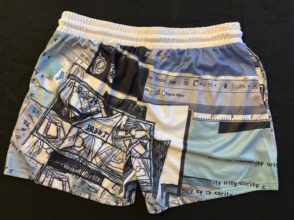 Chinatown Airlines Graphic Shorts