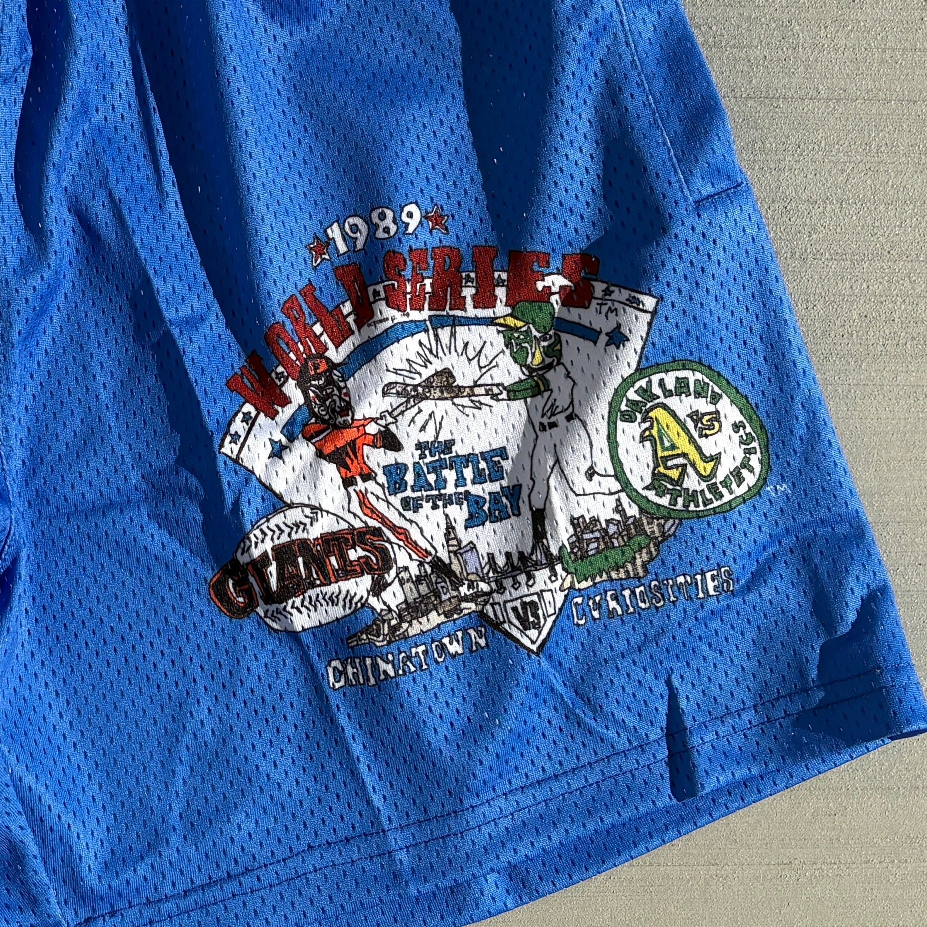 Battle of the Bay Blue Mesh Shorts